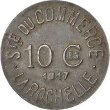 France, 10 Centimes, 1917, EF(40-45), Iron, Elie #10.2, 1.01