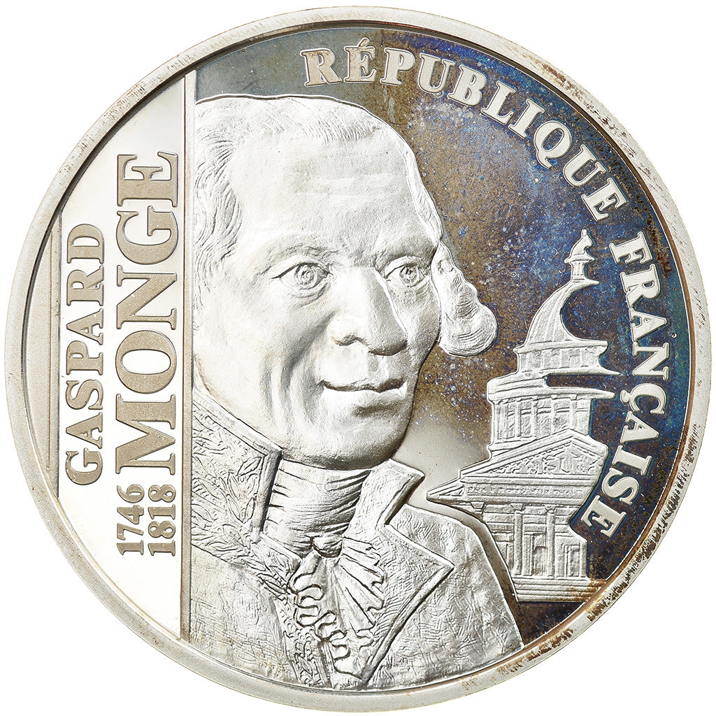Coin, France, Gaspard MONGE, 100 Francs, 1998, Proof, MS(65-70), Silver