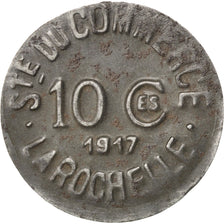 France, 10 Centimes, 1917, EF(40-45), Iron, Elie #10.2, 1.03