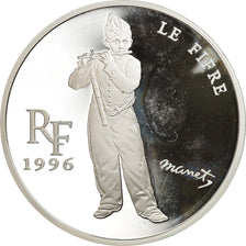 Moneta, Francia, Manet - Le Fifre, 10 Francs-1.5 Euro, 1996, Paris, Proof, FDC