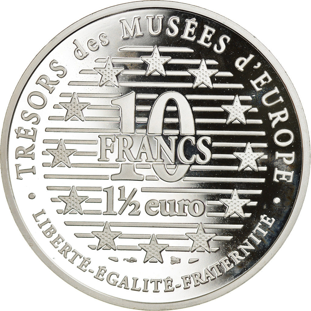 Moneta, Francia, Manet - Le Fifre, 10 Francs-1.5 Euro, 1996, Paris, Proof, FDC