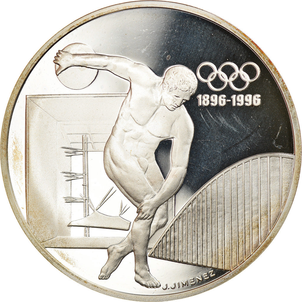 Coin, France, Discolobe, 100 Francs, 1994, Proof, MS(65-70), Silver, KM:1048