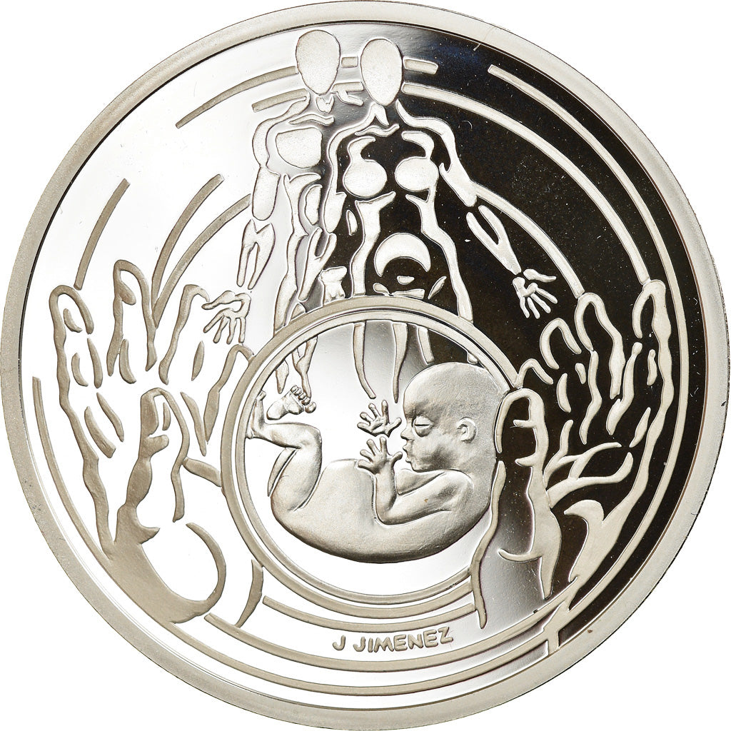 Coin, France, Le siècle des sciences de la Vie, 10 Francs, 2000, Paris, BE