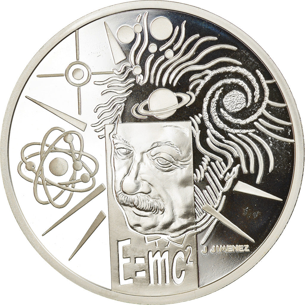 Coin, France, Le Siècle de la Physique, 10 Francs, 2000, Paris, BE, MS(65-70)