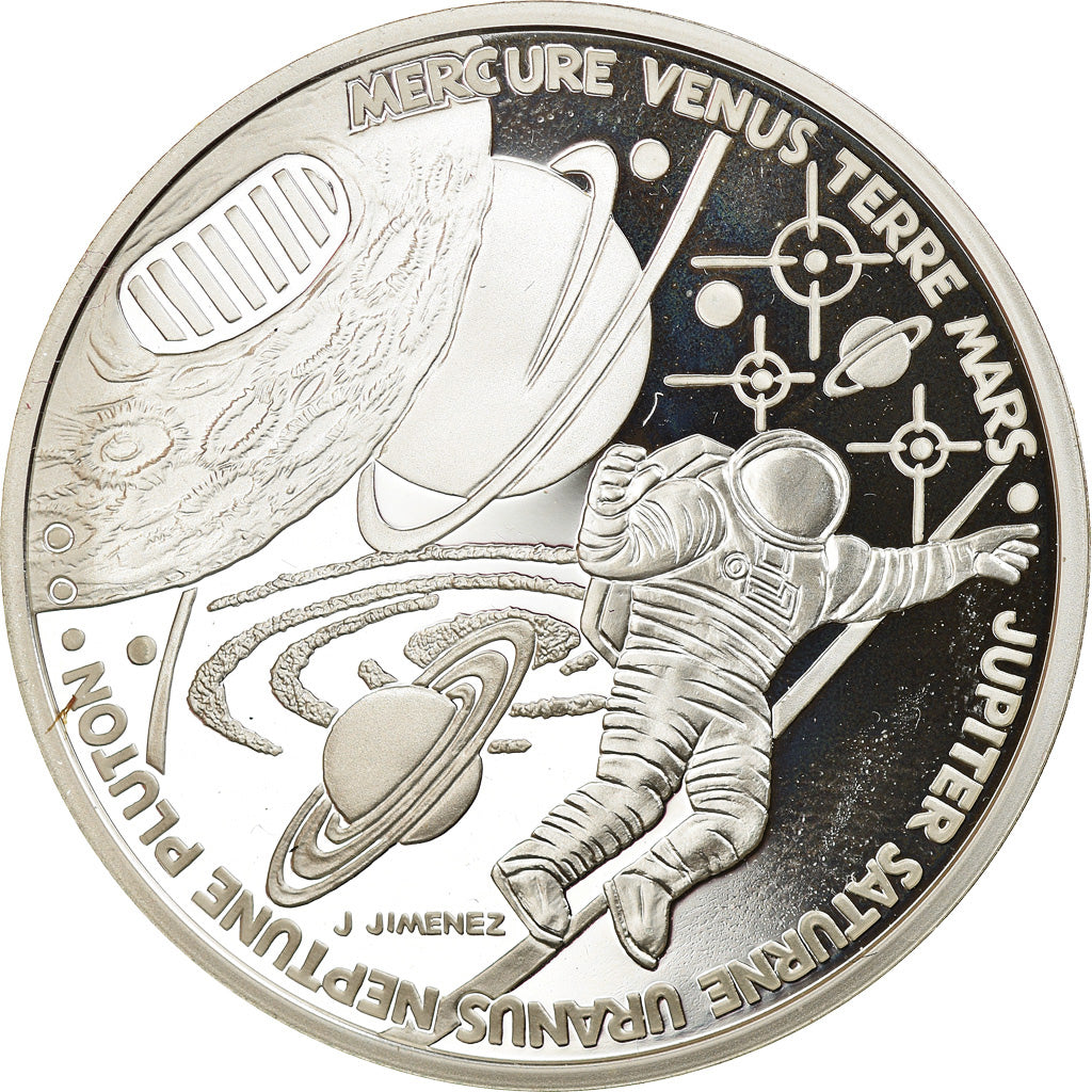 Coin, France, La Conquête de l'Espace, 10 Francs, 2000, Paris, Proof