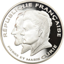 Moneta, Francia, Marie Curie, 100 Francs, 1997, Paris, Proof, FDC, Argento