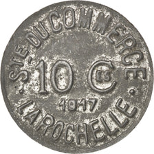 France, 10 Centimes, 1917, AU(50-53), Iron, Elie #10.2, 1.45