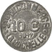 France, 10 Centimes, 1917, AU(50-53), Iron, Elie #10.2, 1.45