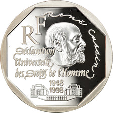 Coin, France, René Cassin, 100 Francs, 1998, Paris, Proof, MS(65-70), Silver