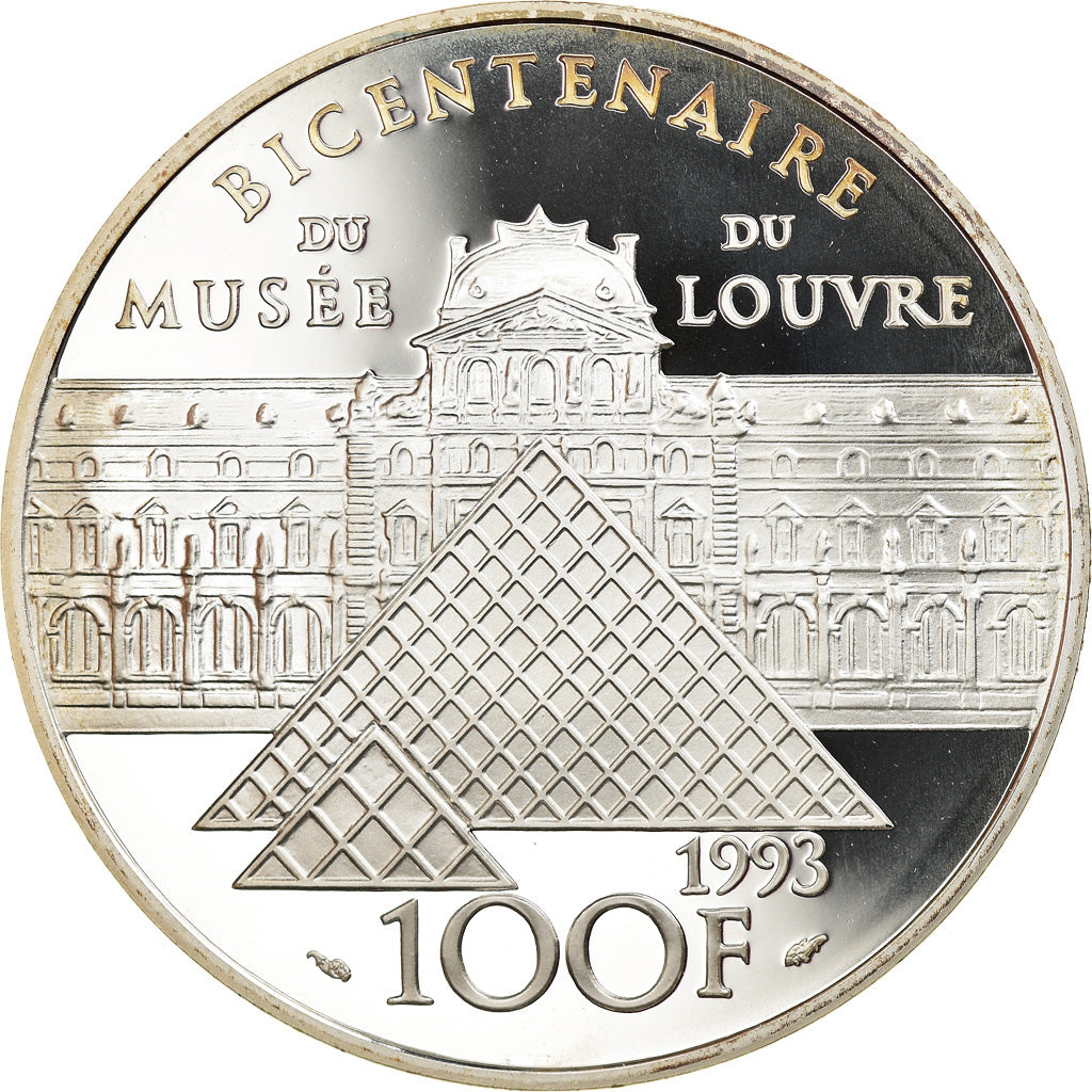 Münze, Frankreich, Liberté guidant le peuple, 100 Francs, 1993, Paris, Proof