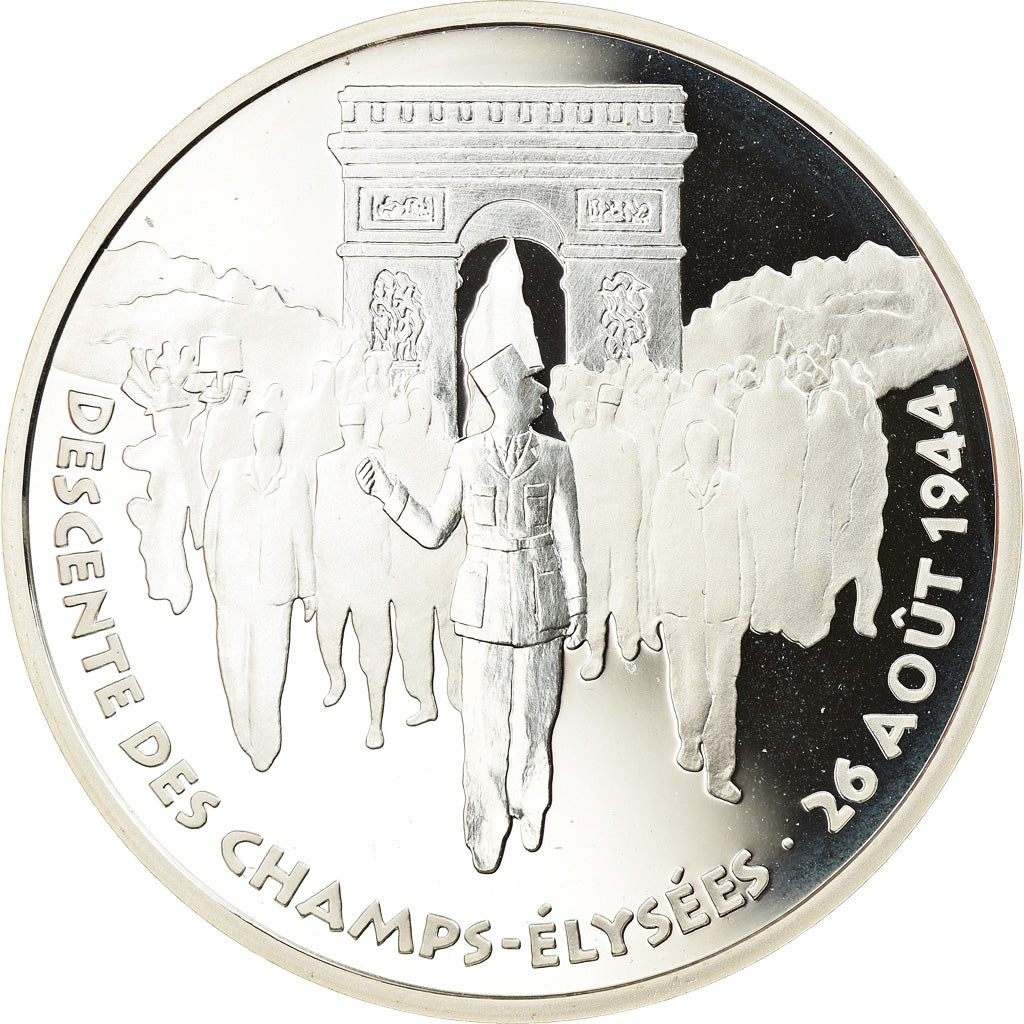 Coin, France, Libération de Paris, 100 Francs, 1994, Proof, MS(65-70), Silver