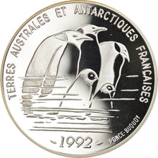 Monnaie, France, Terres Australes, 100 Francs, 1992, Paris, Proof, FDC, Argent