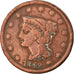 Moneta, USA, Braided Hair Cent, Cent, 1842, U.S. Mint, Philadelphia, VF(20-25)