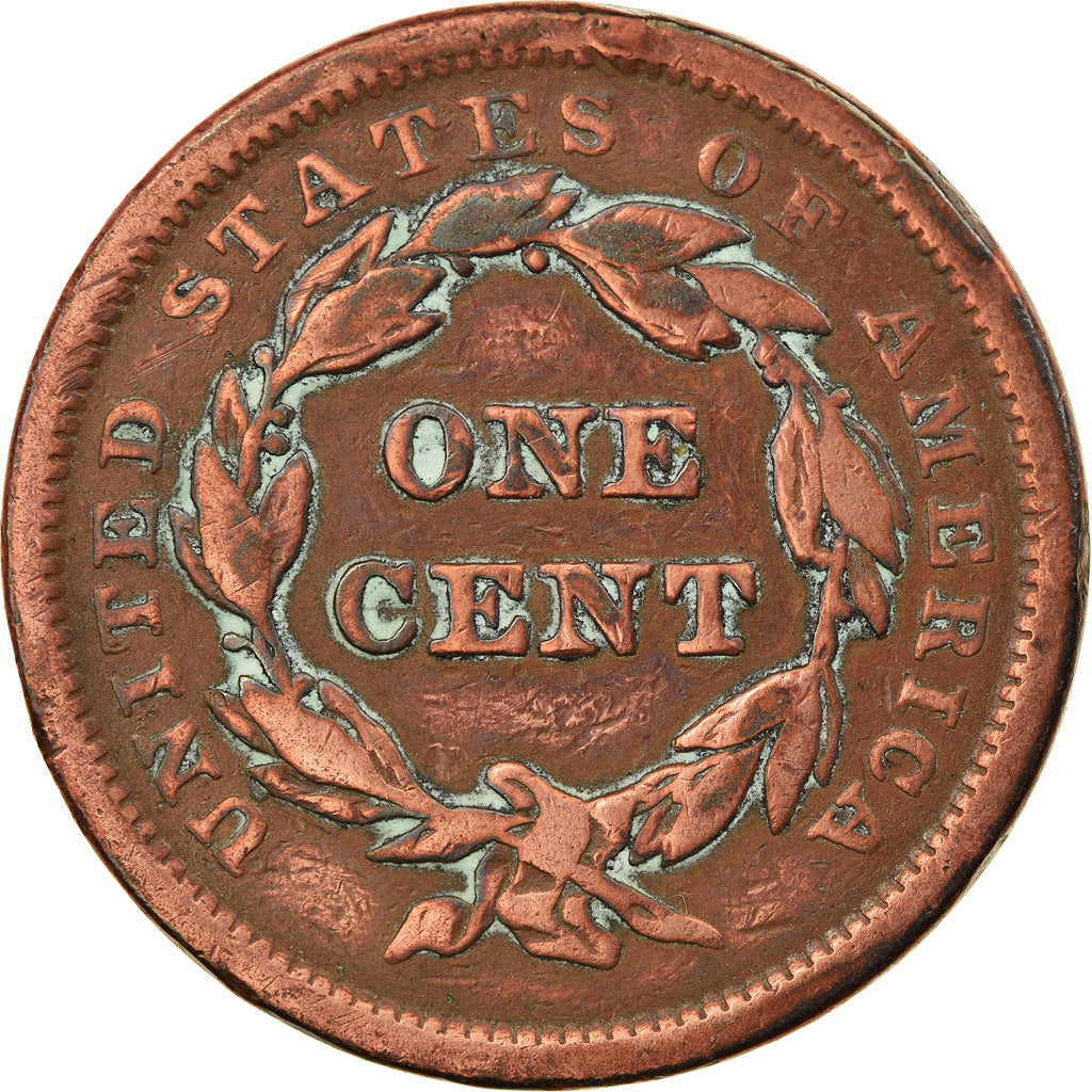 Monnaie, États-Unis, Braided Hair Cent, Cent, 1842, U.S. Mint, Philadelphie