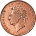 Münze, Großbritannien, George IV, 1/2 Penny, 1827, S, Kupfer, KM:692