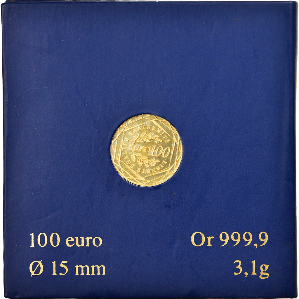 France, 100 Euro, La Semeuse, 2009, Paris, MS(65-70), Gold