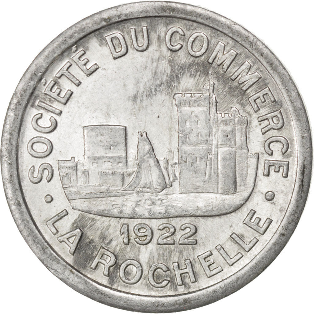 France, 10 Centimes, 1922, EF(40-45), Aluminium, Elie #10.5, 1.28
