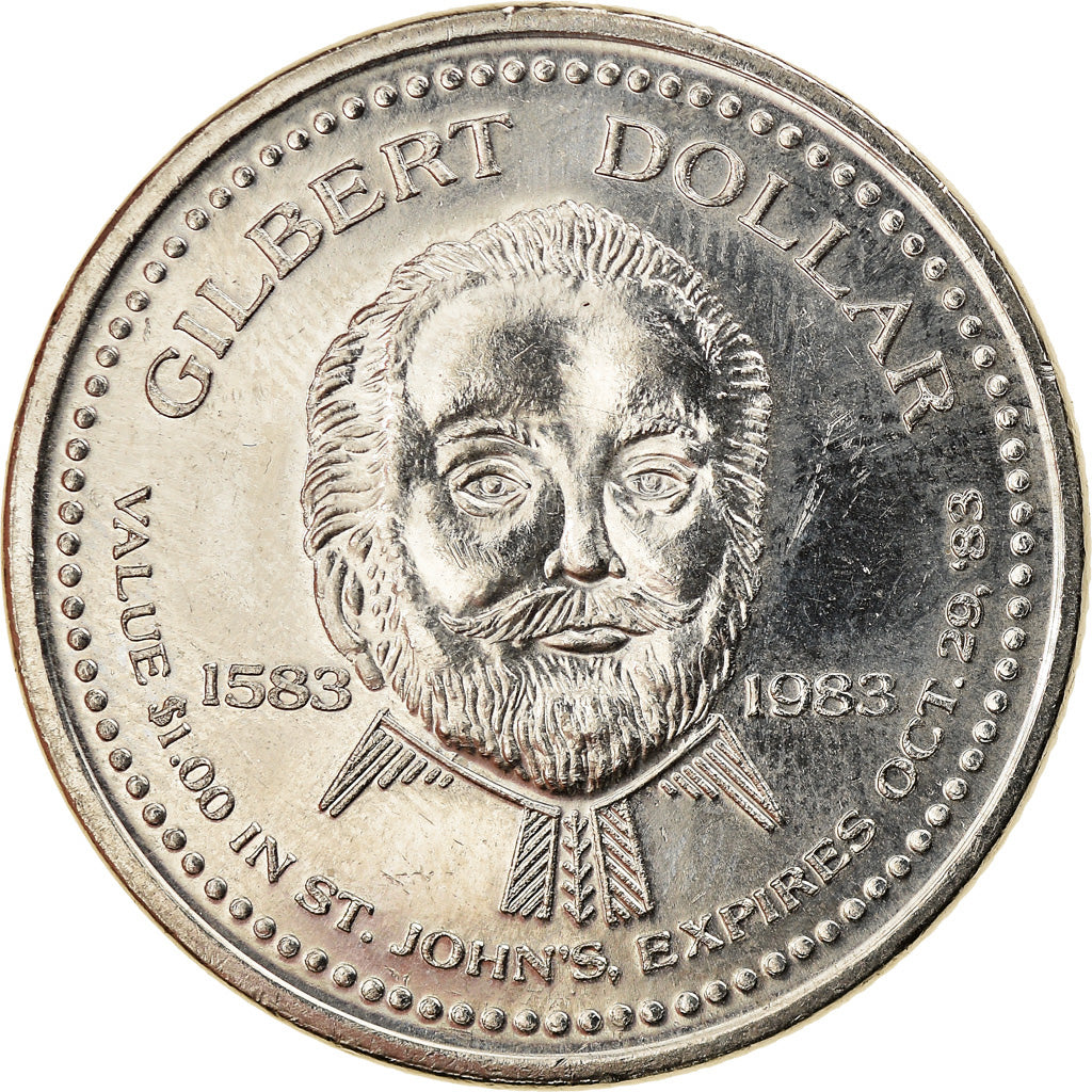 NEWFOUNDLAND, Token, Gilbert Dollar, St. John's, Politics, Society, War, 1983