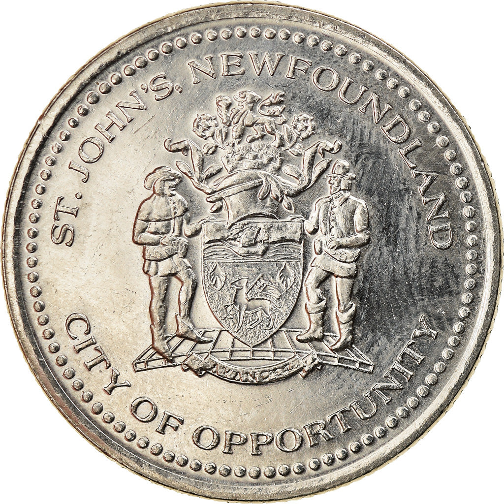 NEWFOUNDLAND, Token, Gilbert Dollar, St. John's, Politics, Society, War, 1983