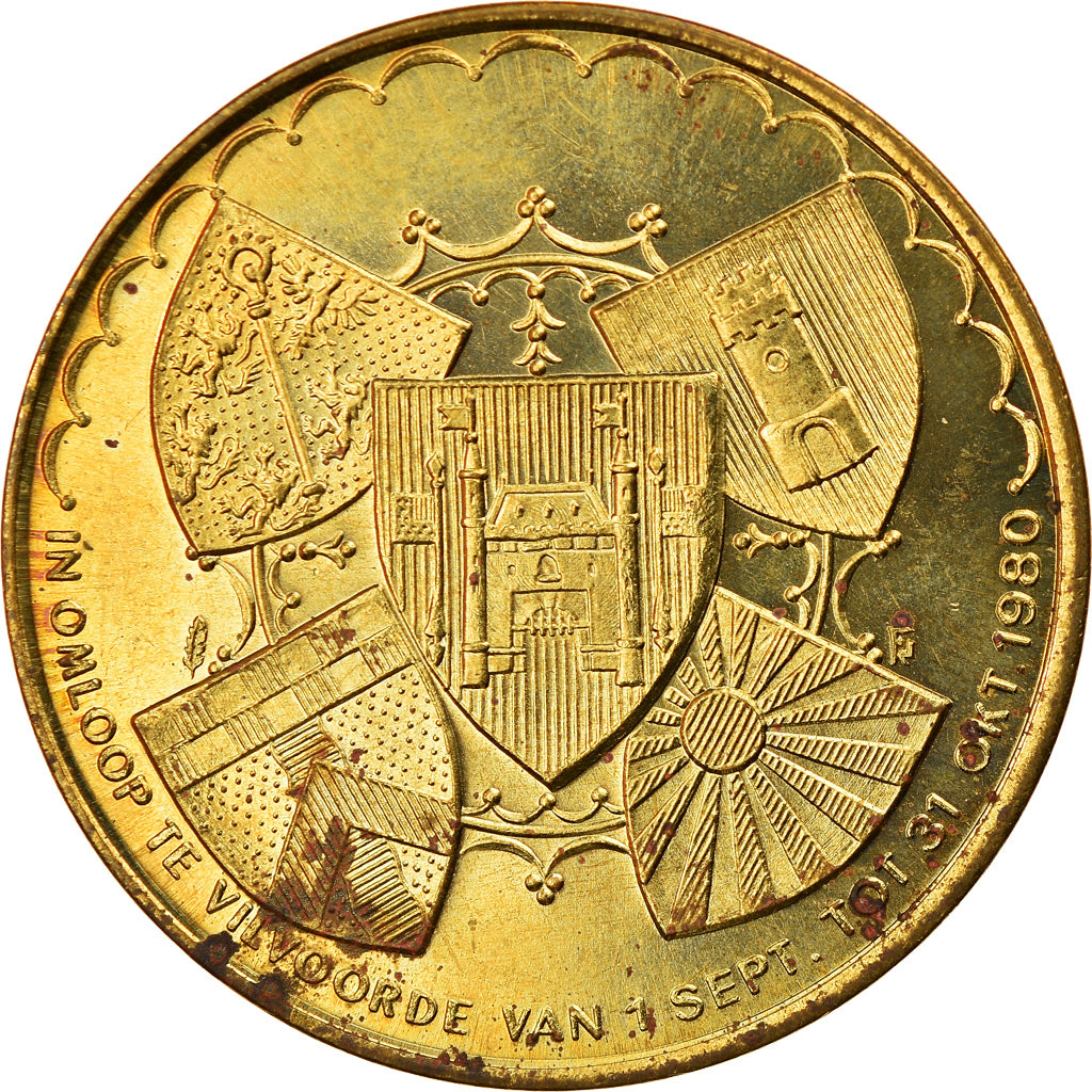 Belgium, Token, Touristic token, VIlvoorde, 50 Moetoen, 1979, MS(63)