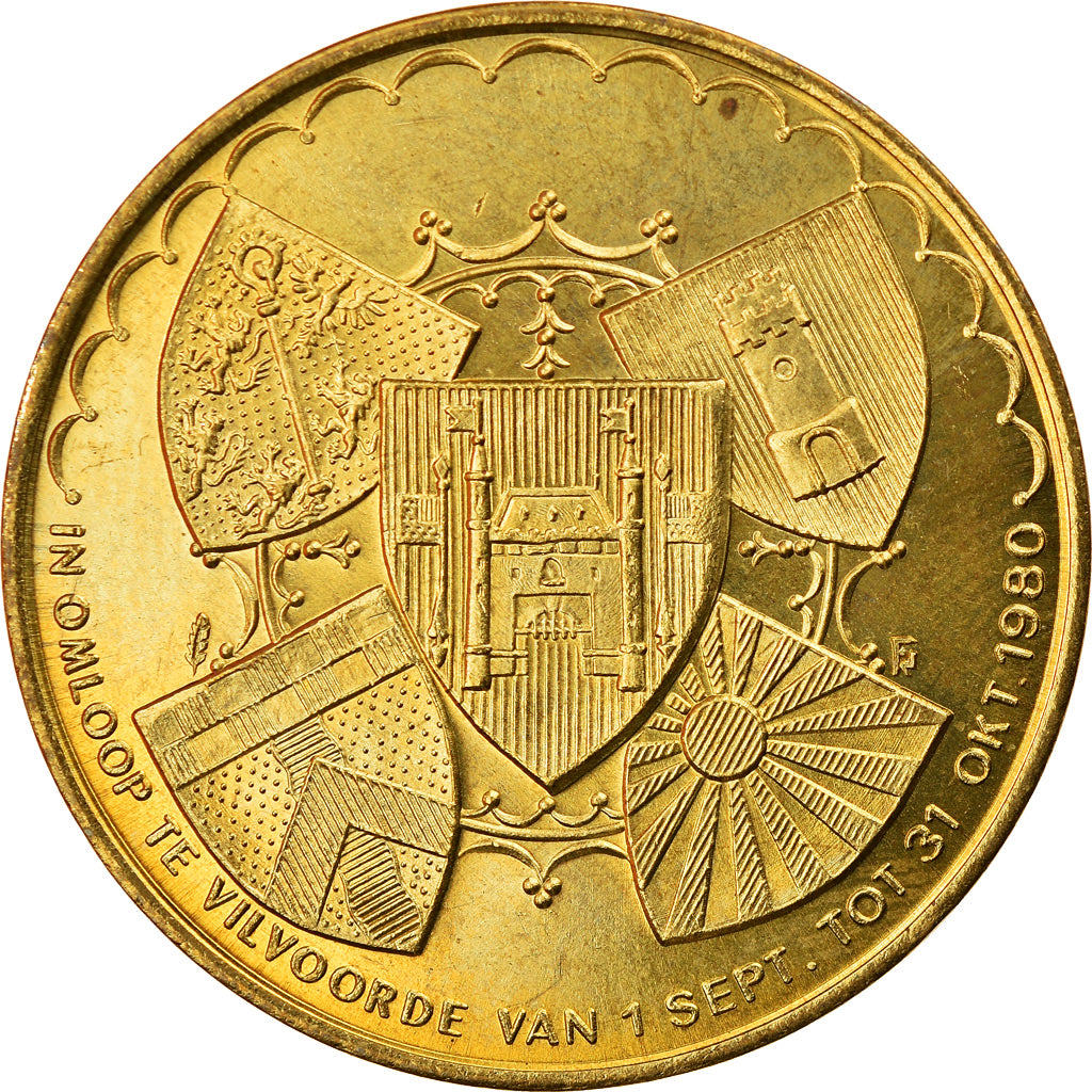 Belgium, Token, Touristic token, VIlvoorde, 50 Moetoen, 1979, MS(63)