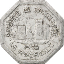 France, 25 Centimes, 1922, EF(40-45), Aluminium, Elie #10.6, 1.55
