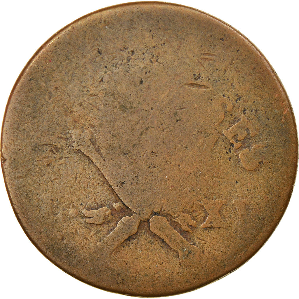 Moneta, KOLONIE FRANCUSKIE, Louis XV, 12 Deniers, Sol, 1767, Paris, F(12-15)