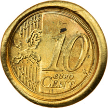 European Union, 10 Euro Cent, error capped die, SPL, Laiton
