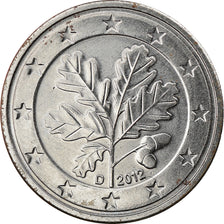Niemcy, 5 Euro Cent, 2012, Munich, Trial, MS(63), Nikiel
