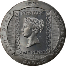 Coin, Isle of Man, Elizabeth II, Crown, 1990, Pobjoy Mint, MS(63), Silver