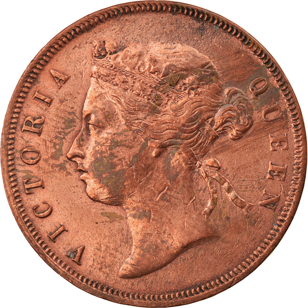 Munten, Straits Settlements, Victoria, Cent, 1883, ZF, Koper, KM:9