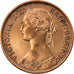 Coin, Great Britain, Victoria, Farthing, 1866, EF(40-45), Bronze, KM:747.2
