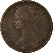 Coin, Great Britain, Victoria, Farthing, 1860, VF(30-35), Bronze, KM:747.2