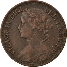 Münze, Großbritannien, Victoria, Farthing, 1880, SS, Bronze, KM:753