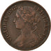 Münze, Großbritannien, Victoria, Farthing, 1880, SS, Bronze, KM:753