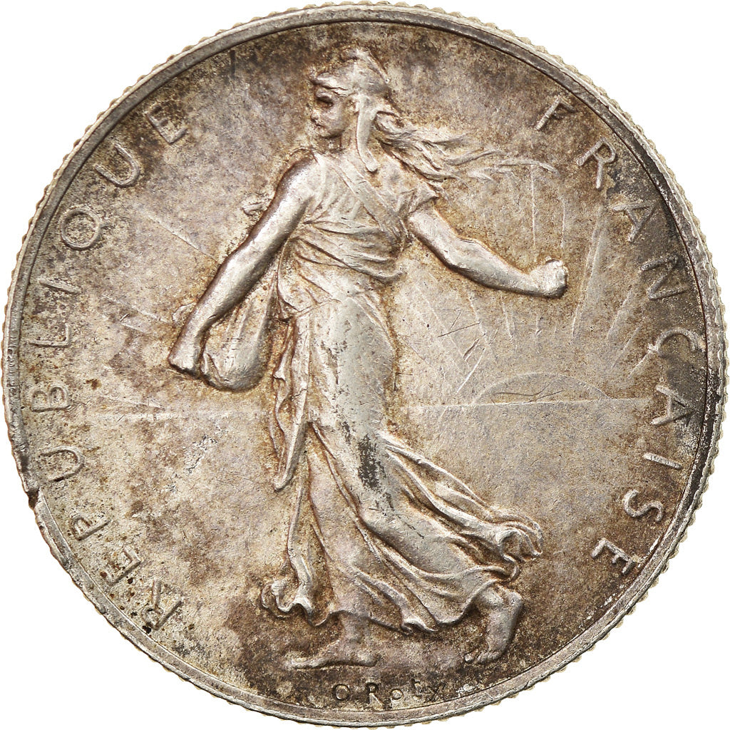 Coin, France, Semeuse, 2 Francs, 1920, Paris, AU(50-53), Silver, KM:845.1