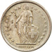 Münze, Schweiz, 2 Francs, 1967, Bern, SS+, Silber, KM:21