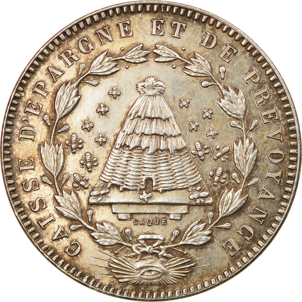 France, Token, Savings Bank, Caisse d'Épargne d'Angers, Caqué, MS(60-62)