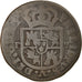 Coin, Spain, Philip V, Seiseno, 1710, Valencia, VF(20-25), Copper, KM:248