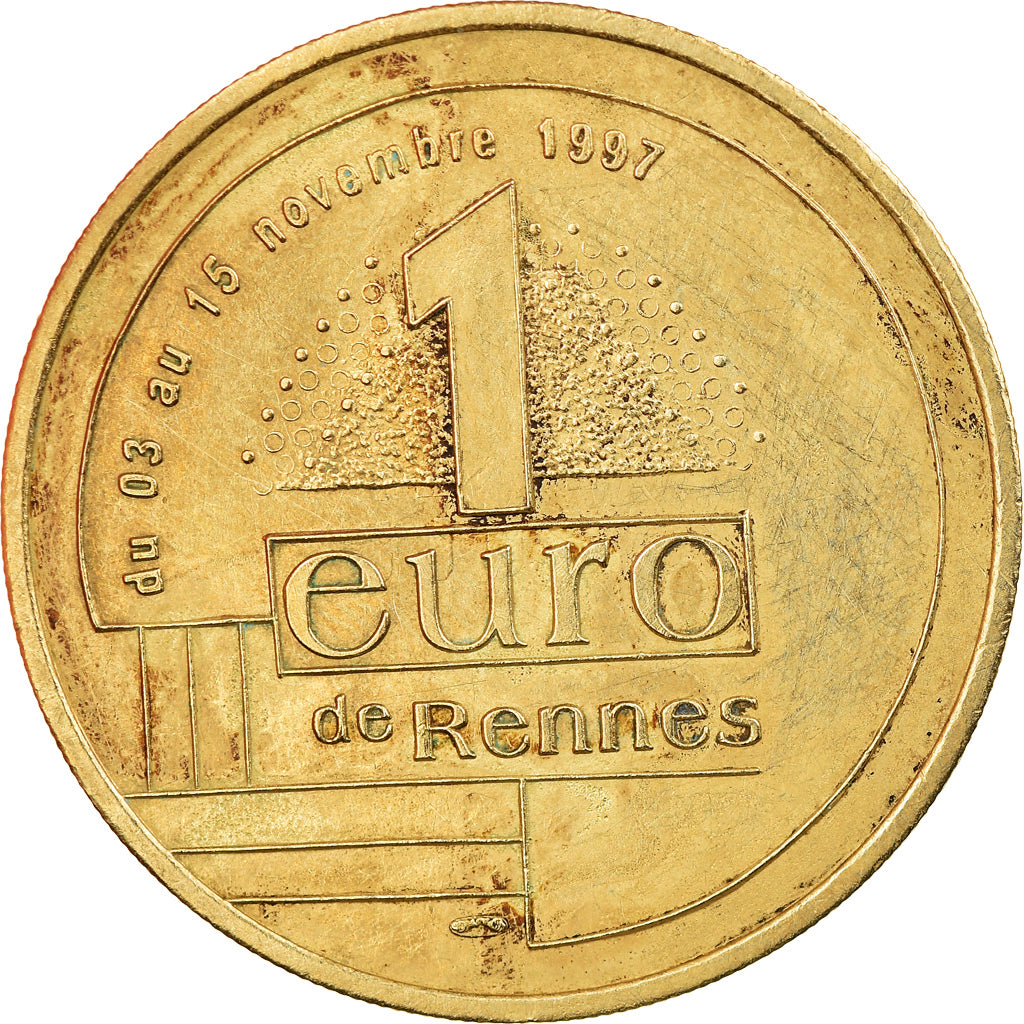 France, Euro, Euro des Villes, 1997, Rennes - Parlement de Bretagne, AU(50-53)