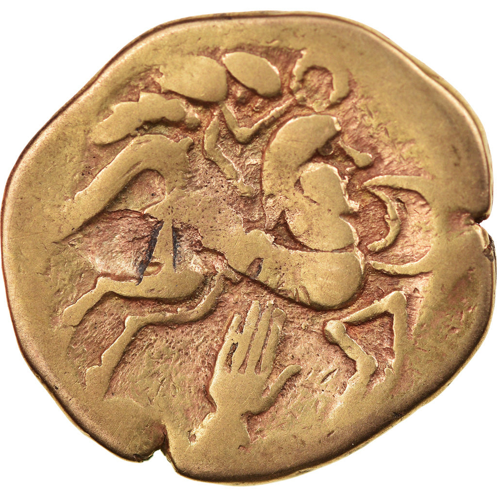 Munten, Picten, Stater, 80-50 BC, Poitiers, ZF, Electrum, Delestrée:3649