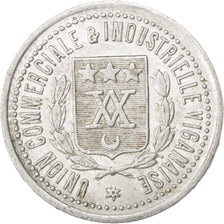 France, 10 Centimes, EF(40-45), Aluminium, Elie #10.2, 0.82