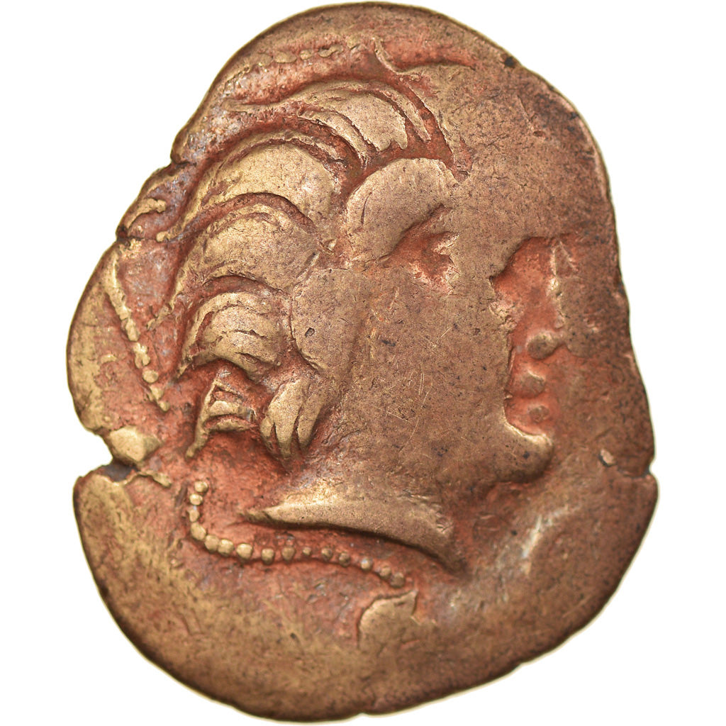 Moneta, Pictones, Stater, 80-50 BC, Poitiers, BB, Elettro, Delestrée:3649