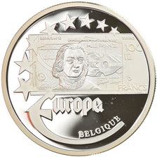 Belgique, Jeton, Ecu Europa, Politics, Society, War, 1997, Proof, SPL+, Argent
