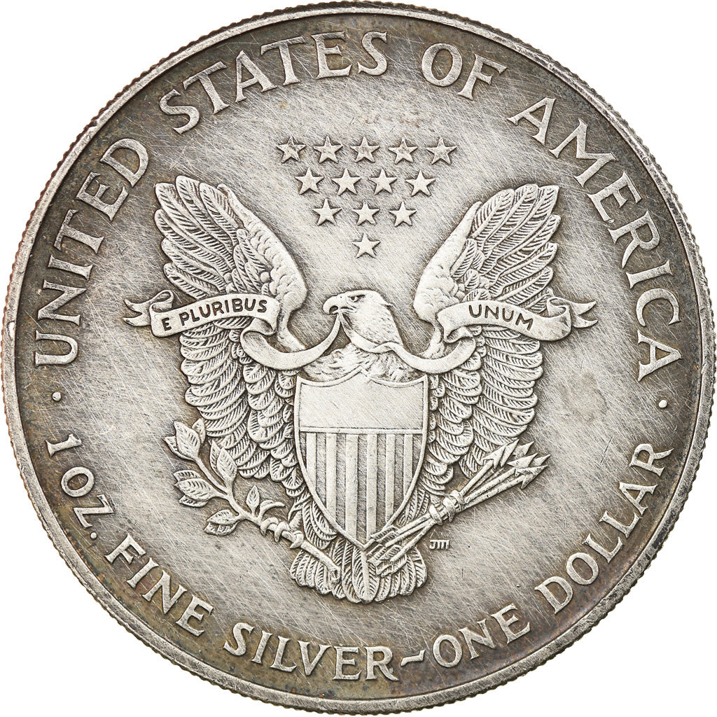 Coin, United States, Dollar, 1997, U.S. Mint, Philadelphia, 1 Oz, AU(55-58)