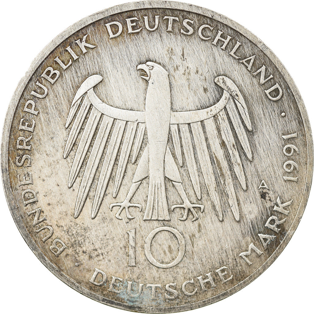 Moneta, GERMANIA - REPUBBLICA FEDERALE, 10 Mark, 1991, Berlin, Germany, SPL-