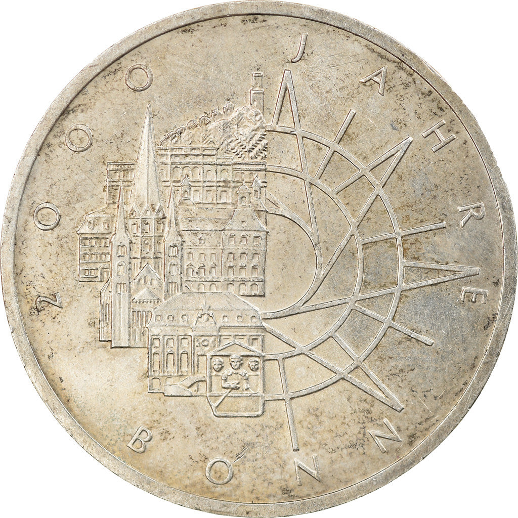 Münze, Bundesrepublik Deutschland, 10 Mark, 1989, Munich, Germany, VZ, Silber