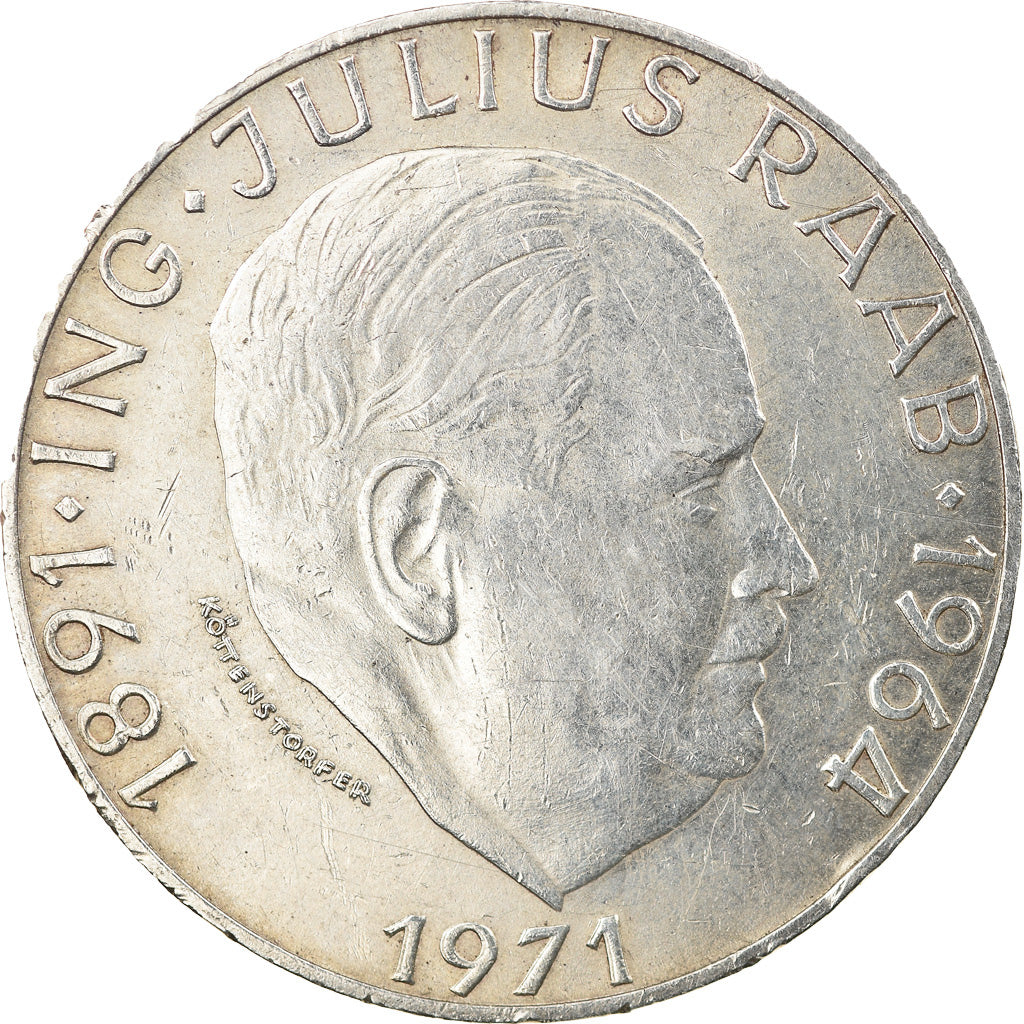 Münze, Österreich, 50 Schilling, 1971, SS+, Silber, KM:2911