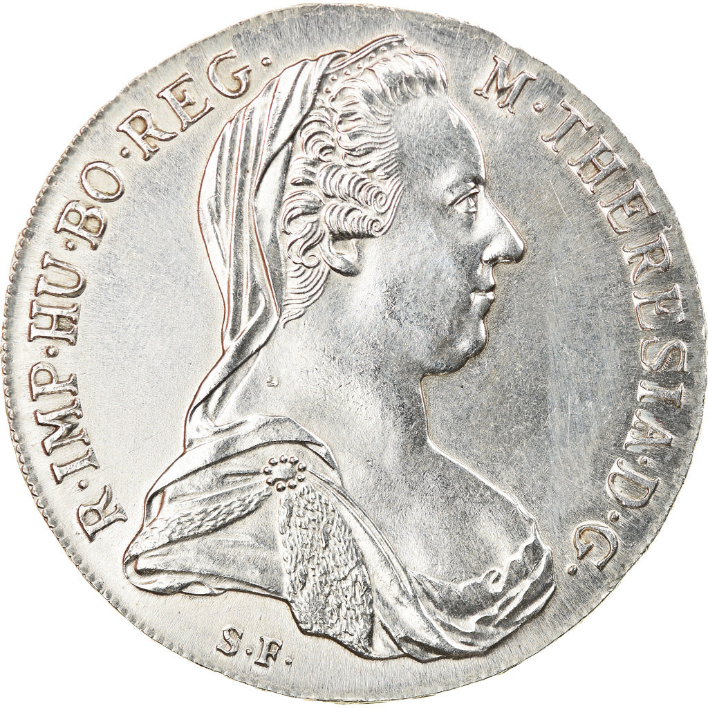 Coin, Austria, Joseph II, Thaler, 1780, Vienna, Restrike, MS(63), Silver, KM:T1