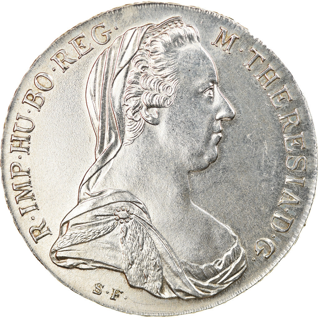 Coin, Austria, Joseph II, Thaler, 1780, Vienna, Restrike, MS(63), Silver, KM:T1